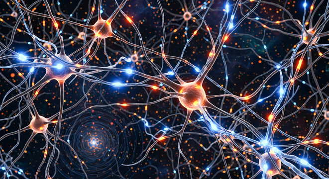 Neural Network: Interconnected Neurons with Synaptic Connections