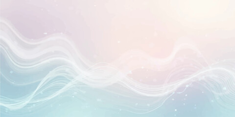 Abstract colourful blue wavy background with artistic flowing lines and smooth liquid pattern