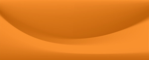 Vector orange line background curve element with white space for text and message design, overlapping layers, vector