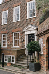 old Georgian brick english house
