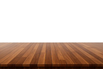 Empty wooden floor with white wall background, perfect for product display, mockups, or design presentations. Minimalist and clean interior concept.