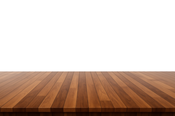 Empty wooden floor with white wall background, perfect for product display, mockups, or design presentations. Minimalist and clean interior concept.