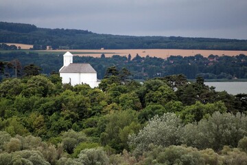 St. Michael's Hill and Chapel in Vonyarcvashegy, Zala county, Hungary