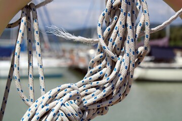 Ship's rope at Lake Balaton