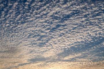 cloudscape during sunset
