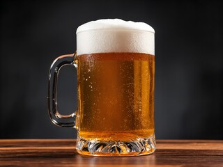 Beer Mug on a Dark Background
