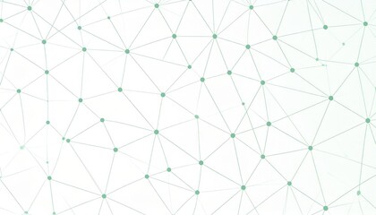 Abstract Geometric Pattern Design With Light Green Shapes