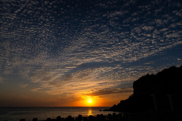 Obraz premium sunset at the seaside of Ulleungdo Island