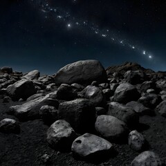 Obraz premium rocks in outer space