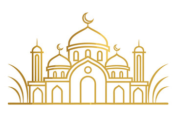 taj mahal vector illustration