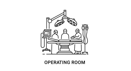 Obraz premium operation theater