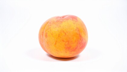 Fototapeta premium Peach isolated on white background 