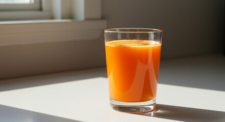 glass of orange juice