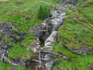 View at the way to Robiei in the Swiss alps