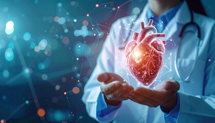 medicine heart Medicine doctor technology network concept medical network connection 