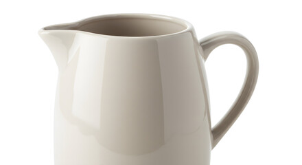 Vintage Porcelain Water Pitcher on White