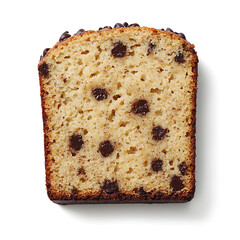 Slice of Chocolate Chip Banana Bread