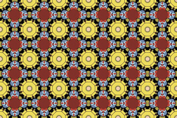 Seamless Decoration Fabric Art Interior Wallpaper Texture Tile Geometric Digital Symmetric Luxury Visual Endless Design Textile Fashion Background Perspective Template Shape Graphic Cloth Pattern.