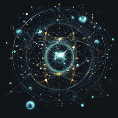 A circle with the glow quot in the dark