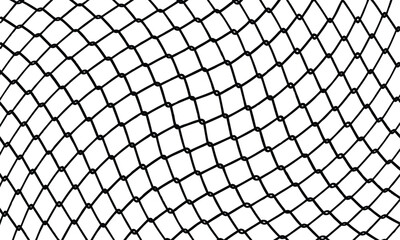 Plakat Mesh texture for fishing nets. Seamless pattern for sportswear or soccer goal, volleyball net, basketball hoop, hockey, athletics. Abstract net background for sports