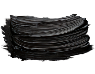 Abstract black paint strokes background