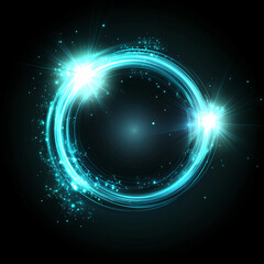 A circle with the glow quot in the dark