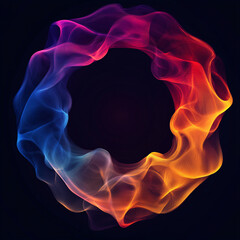 A circle with the glow quot in the dark
