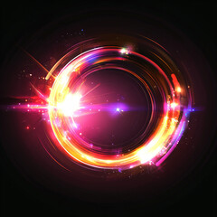 A circle with the glow quot in the dark