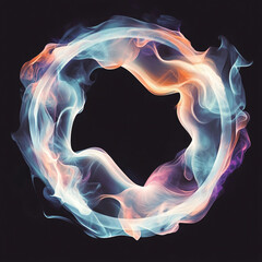 A circle with the glow quot in the dark