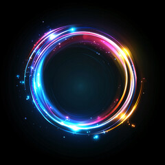 A circle with the glow quot in the dark
