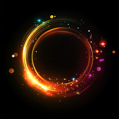 A circle with the glow quot in the dark