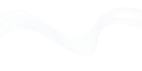 White background Abstract Minimal geometric waving light design. simple mode type 2