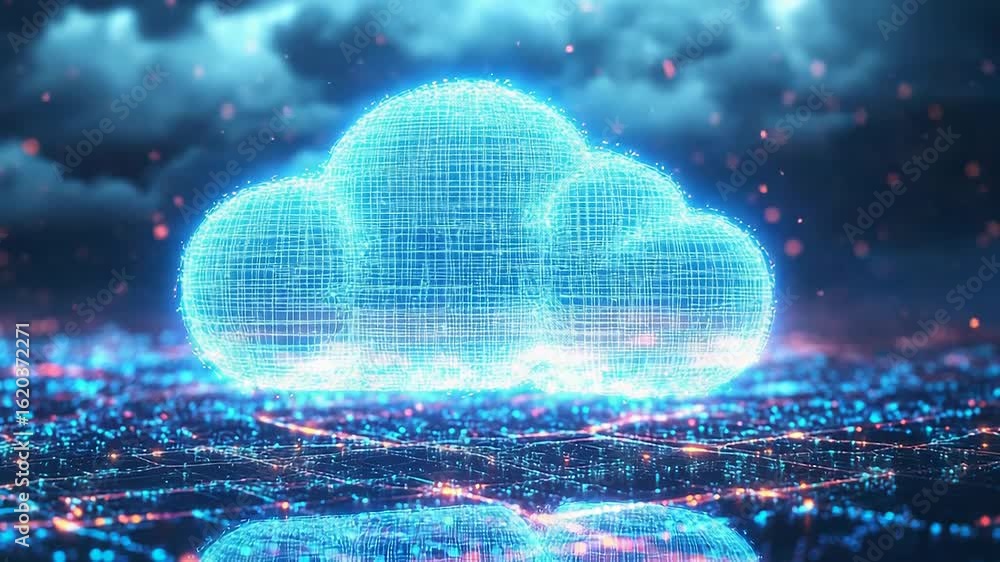 Aufkleber cloud computing protecting smart city infrastructure and data management