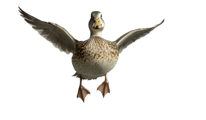 duck in flight