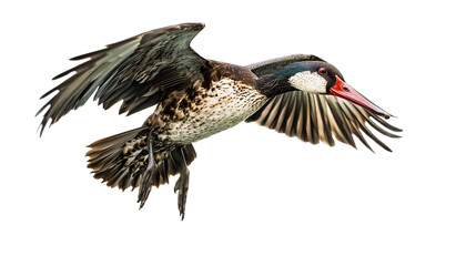 duck in flight