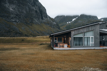 Scandinavian cabin in north of Norway