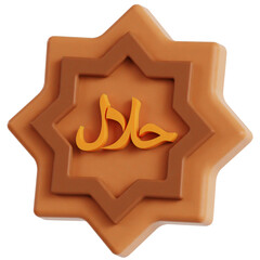 Halal 3D Ilustration