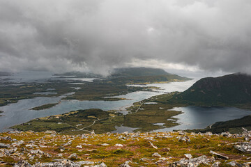 Beautiful landscape of Norway Lofoten