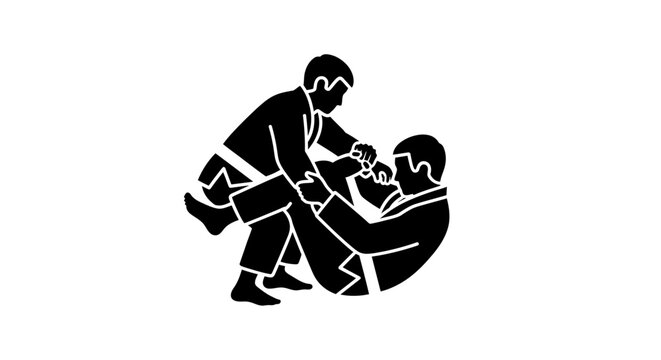 Brazilian Jiu-Jitsu Triangle Choke Submission Technique