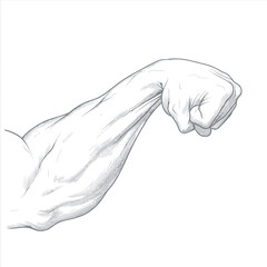 Naklejka premium hand of a man