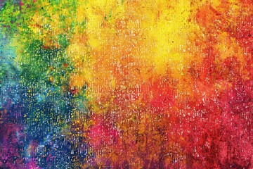 Gradient Background Texture Chandelier Canvas