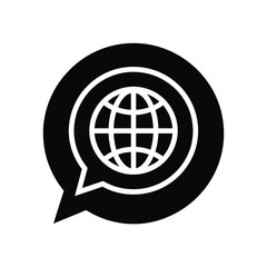 Global communication and language icon © AFAZ