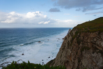 Clifftop View at Cabo da Roca &ndash; People Facing the Atlantic