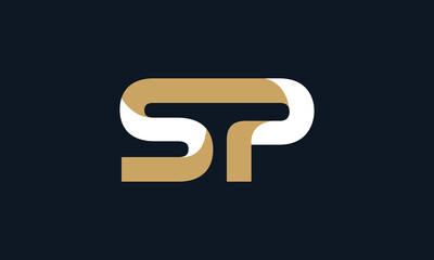SP monogram logo design
