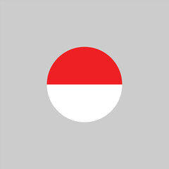 flag of indonesian icon 