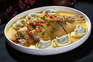 Chinese food, Cantonese food, Wonton chicken