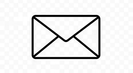 Email icon vector illustration for contact us page and newsletter subscription design element 100px