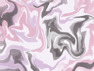 Hand Painted Abstract Marble Swirl Pastel Liquid Illustration Background In Blush Pink and Lavender — Dreamy, romantic, feminine, elegant
