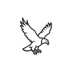 eagle in the form of a bird