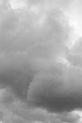 gray background, photo texture of gray sky and clouds
